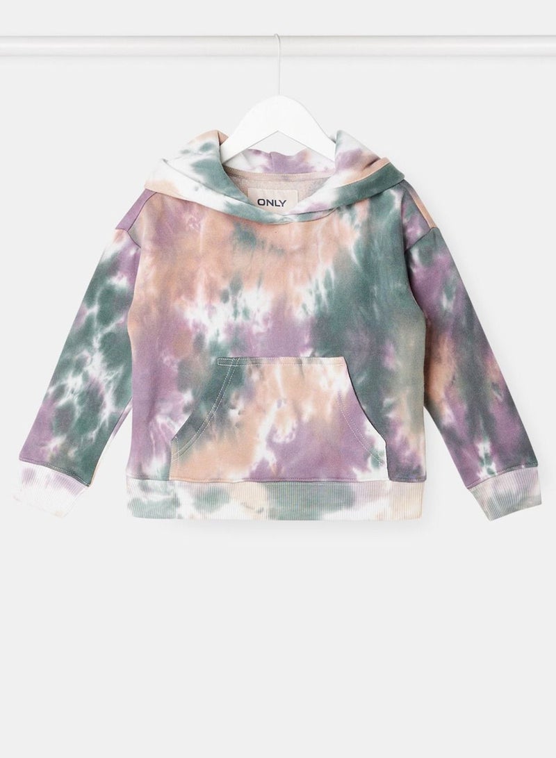 ONLY Kids Tie Dye Hoodie - Image 1