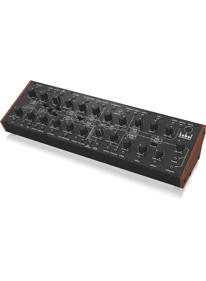 Behringer Kobol Expander Analog Semi-Modular Synthesizer with 2 VCOs Featuring 7 Variable Waveshapes - Image 3