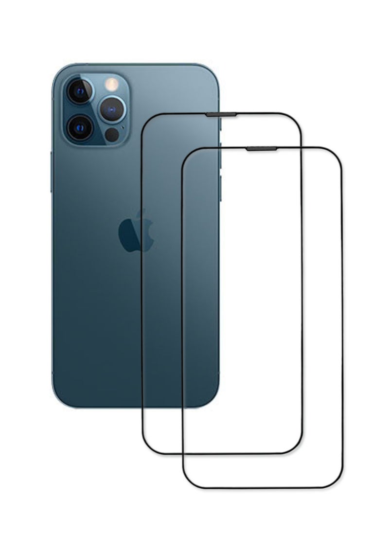 ACLIX 2 Pieces Antistatic ESD Dustproof Premium Quality High Definition Tempered Glass Screen Protector Designed For  iPhone 12 Pro Max - Image 1