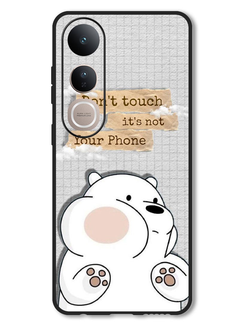 Theodor Case Compatible with Vivo V50 Lite Protection Shockproof Bumper Cover Dont touch (3) - Image 1