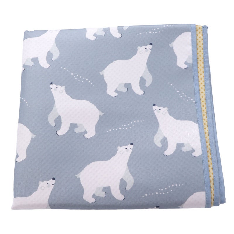 Waterproof Baby Mat: Large Size Non Slip Particle Bottom - Easy Clean Polyester Fabric Cute Animal Pattern Mat for Infants Home Dining Outdoor Picnic Baby Walking Crawling Use - Image 5
