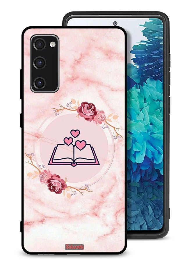Tolwak Samsung Galaxy S20 FE Protective Case Cover Three Hearts On Book Artwork - Image 1