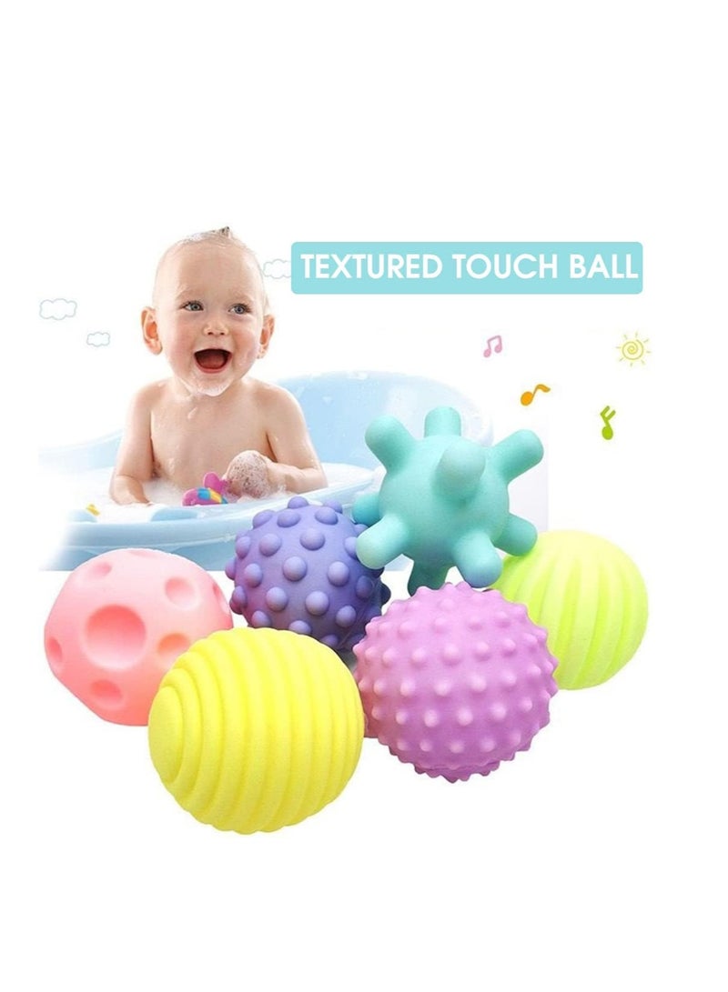 Squeeze Balls for Baby 18 Months and Up, Sensory Bath Ball Toy for 1-3 Years Old, Soft Vinyl Ball Toy with Gift Box by TOYS-EGYPT(6pcs)  - Image 5