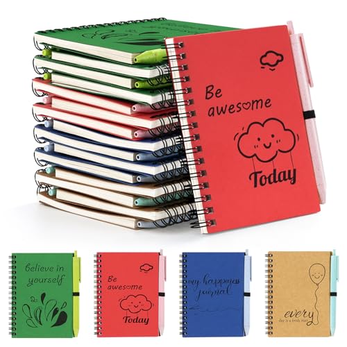 Dynta 16 Set Small Journals with Pens, 4x5.5 Inch Inspirational Notebooks Bulk, Appreciation Thank You Gifts for Coworkers Teachers Students - Image 1