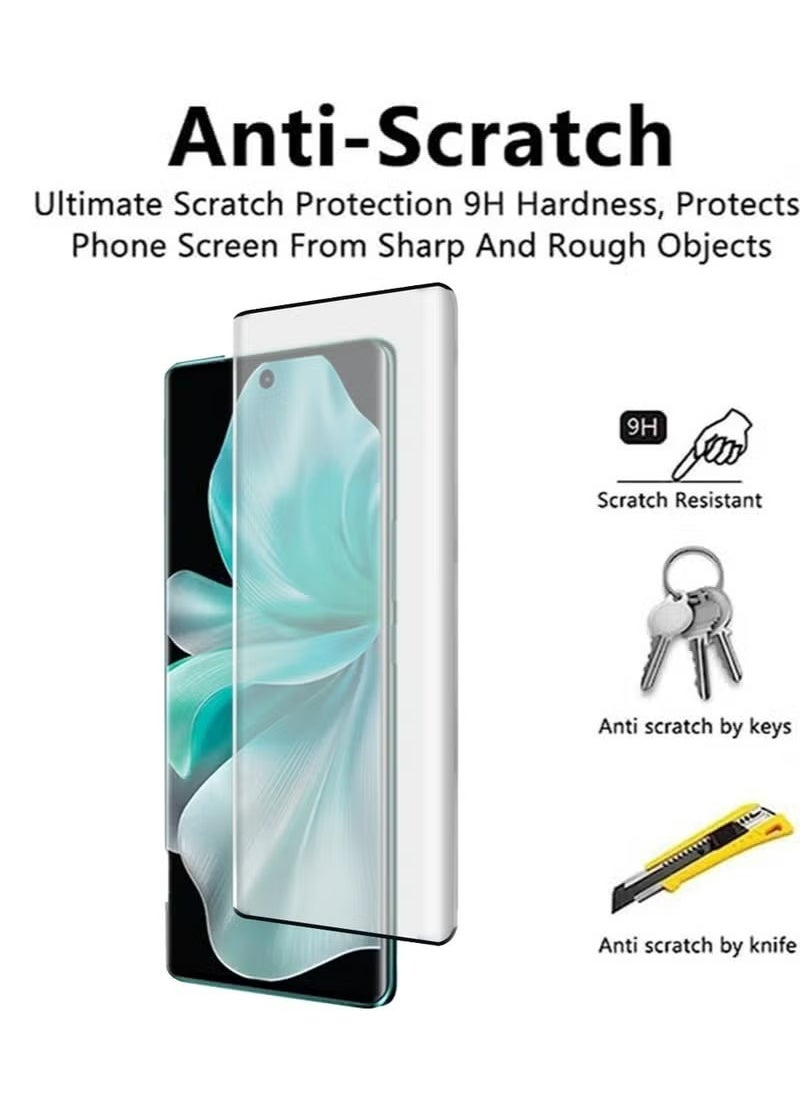 X-level Vivo V30 5G Screen Protector, 9H Tempered Glass Screen Protector for Vivo V30 5G, Case Friendly, Easy Installation,Anti-Scratch Film  - Image 3