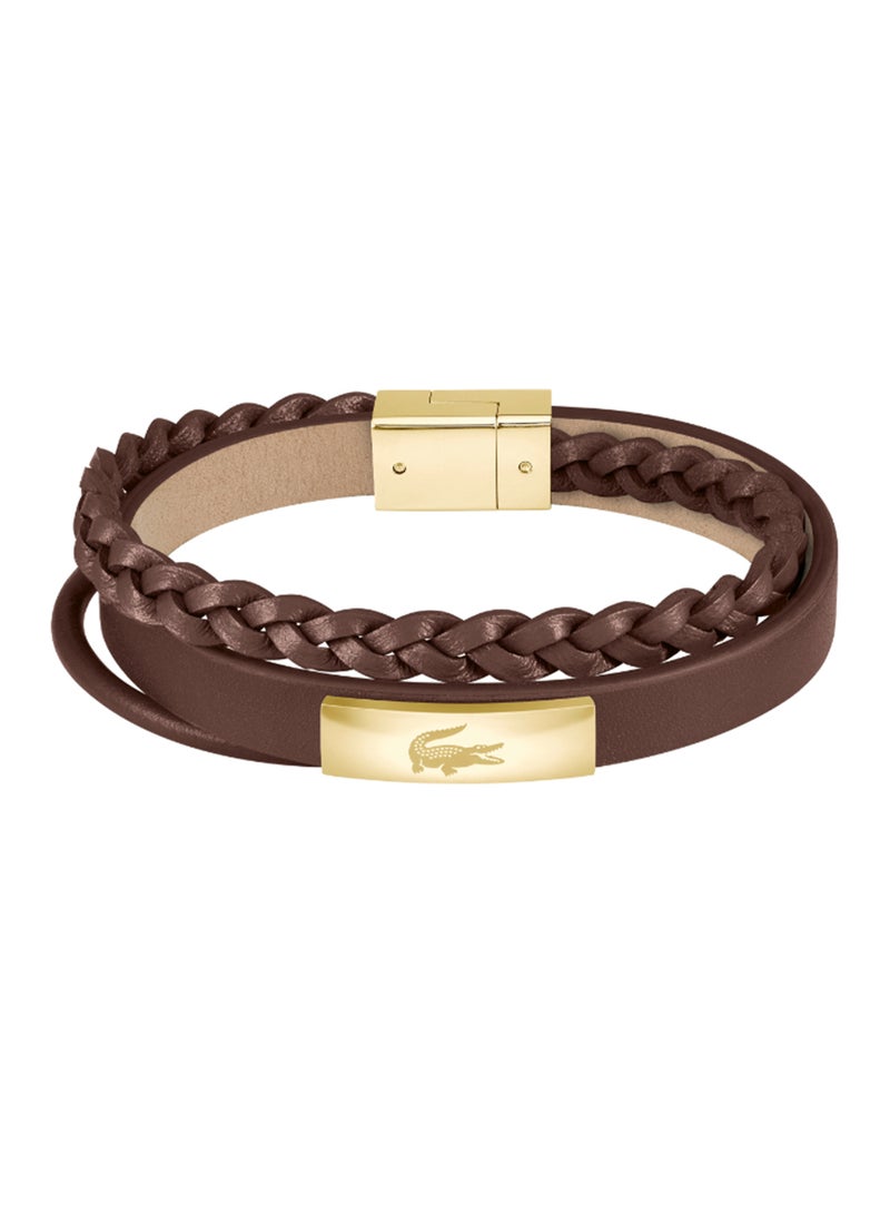 LACOSTE LACOSTE JEWELRY FUSION MENS LEATHER BRACELET - 2040317 - Image 1