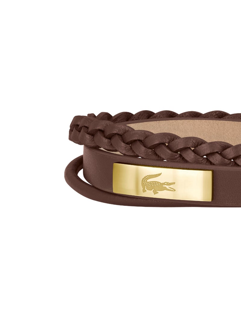 LACOSTE LACOSTE JEWELRY FUSION MENS LEATHER BRACELET - 2040317 - Image 2