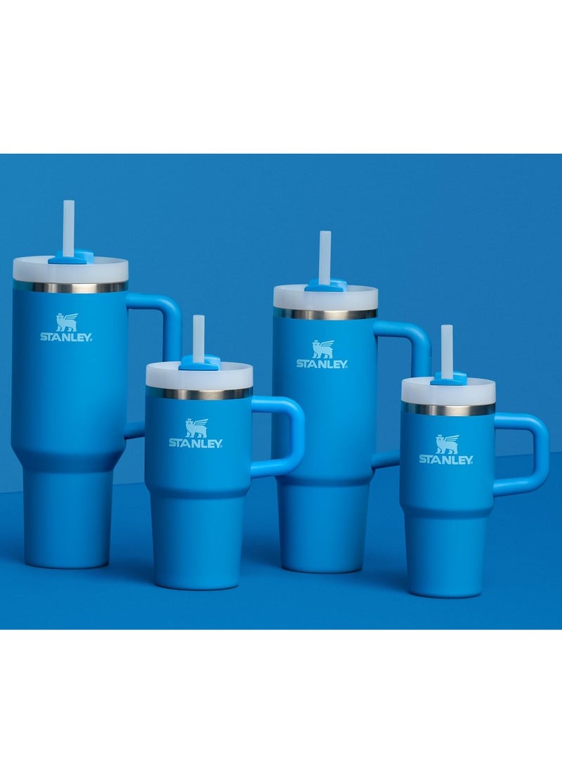 Stanley - Stanley Quencher H2.0 Tumbler with Handle and Straw 40 oz | Flowstate 3-Position Lid | Cup Holder Compatible for Travel | Insulated Stainless Steel Cup | BPA-Free | Blue - Image 1