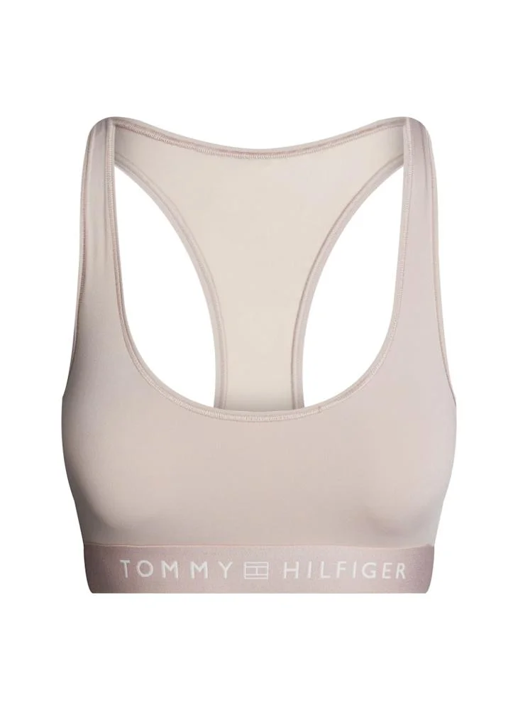 تومي هيلفيغر Knitted Logo Band Bra