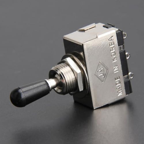 Street27® 3-Way Guitar Toggle Switch | Pickup Selector Switch for LP Style Electric Guitars | Chrome Metal Control Switch with Box Design (1 Piece) - Image 1