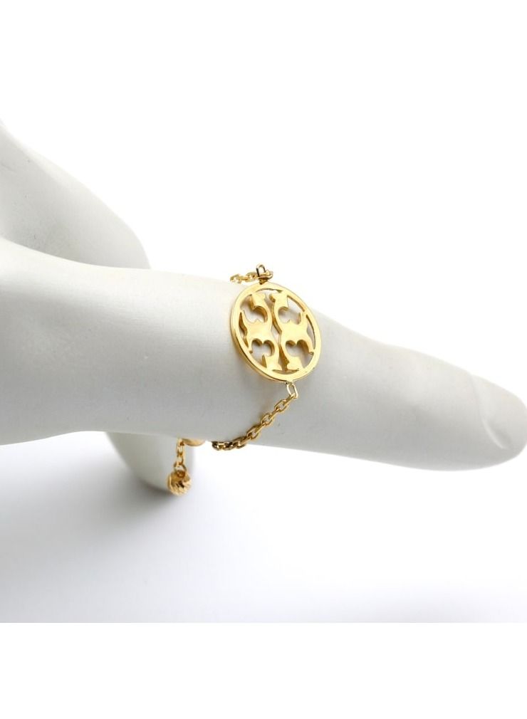 Gold Zone Real Gold Wheel Drop Chain Adjustable Size Ring - Image 3