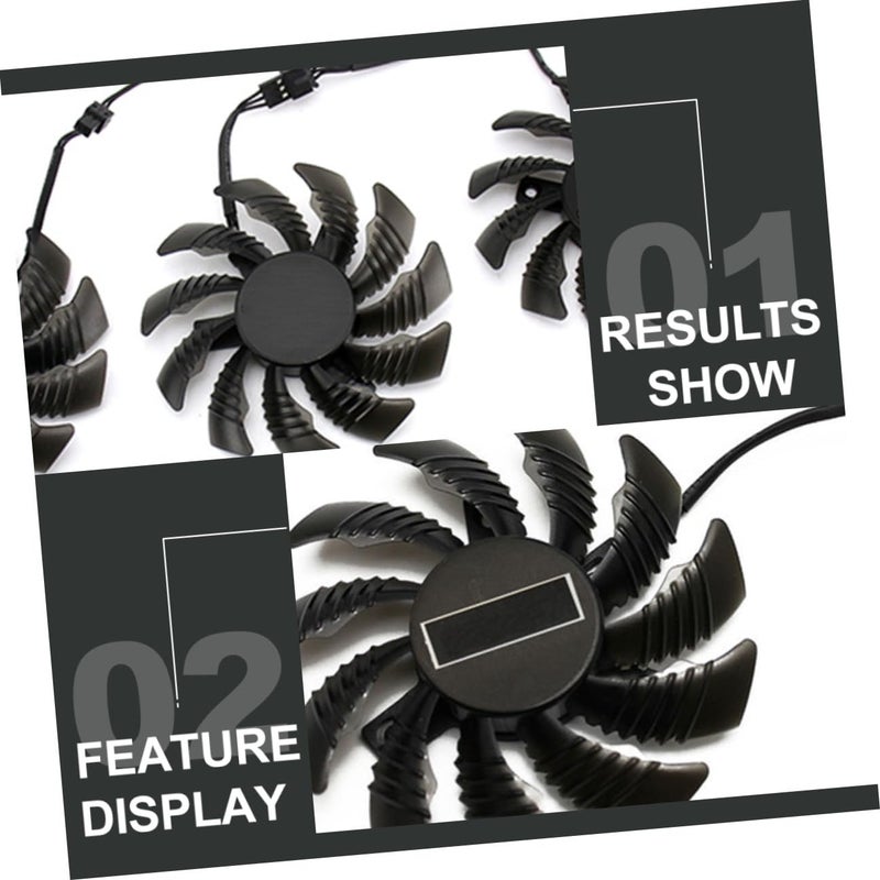 Replacement 75mm 2 Pin GPU Fan Pld08010s12h For Video Card Cooling Computer PC - Image 4