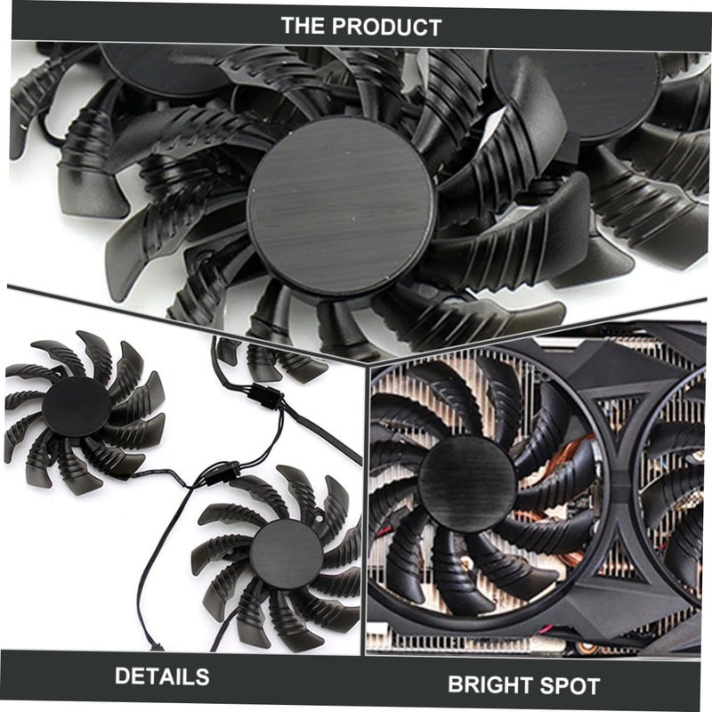 Replacement 75mm 2 Pin GPU Fan Pld08010s12h For Video Card Cooling Computer PC - Image 5