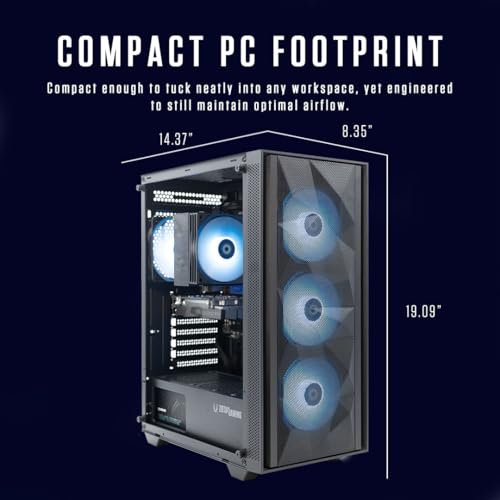 ZOTAC MEK Gaming PC Desktop, NVIDIA GeForce RTX 3050 6GB GDDR6, AMD Ryzen 5 5500 Up to 4.2GHz, 16GB DDR4, 500GB NVMe SSD, 650W 80+ Gold PSU, WiFi 6E, Windows 11 Home - Image 2