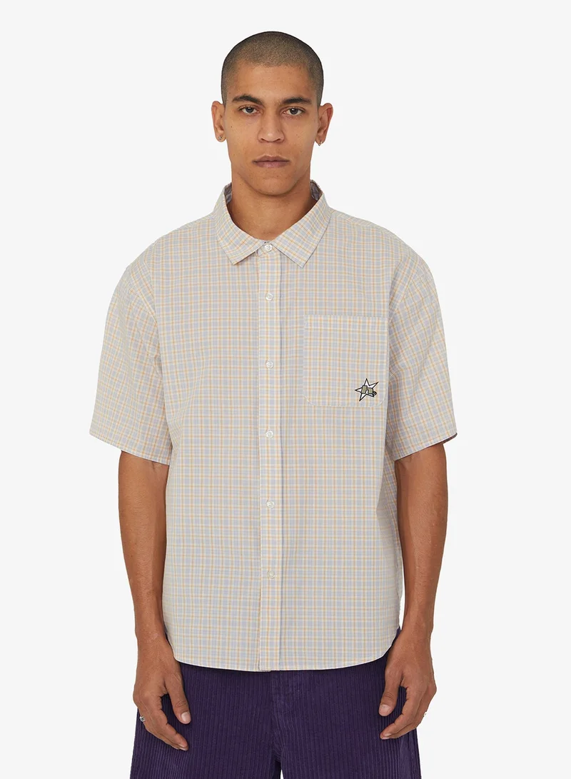 HUF H STAR SS PLAID SHIRT