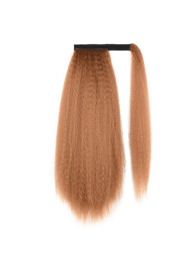 Bluejw Velcro Corn Whisker Horsetail Yaki Kinky Straight Chemical Fiber Wig Horsetail Fluffy Ponytails - Image 1