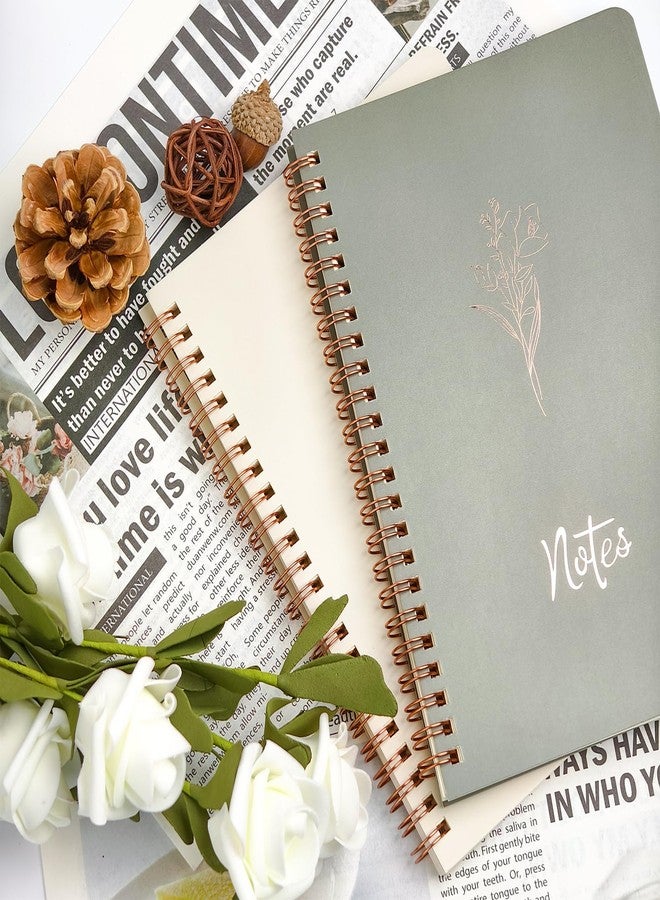 Prelady Notebook for Women, 2 Pack Spiral Notebooks - Aesthetic College Ruled Notebook, Journaling Notebooks for Writing, Bible Journal, Office Supplies for Women, Prayer Journal for Women, Perfect Notebooks for School and Work - Image 3