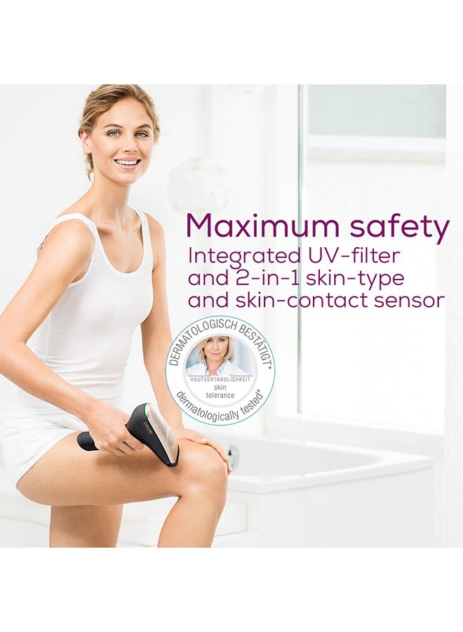 بيورير Beurer IPL 8800 Velvet Skin Pro Hair Removal Device with Battery, Permanent Hair Removal by IPL Technology, for Body, Face, Bikini Area, with App, Black - Image 3