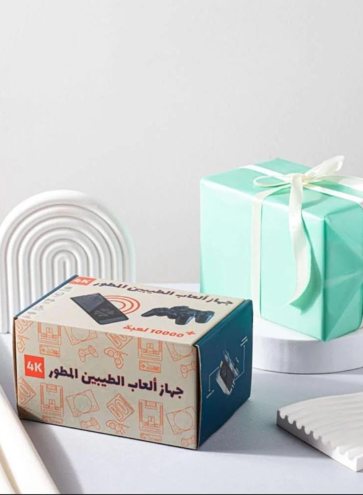 جهاز ألعاب الطيبين المطوّر 4K – يحتوي على أكثر من 10,000 لعبة – مع عصاتي تحكّم لاسلكية - Image 3