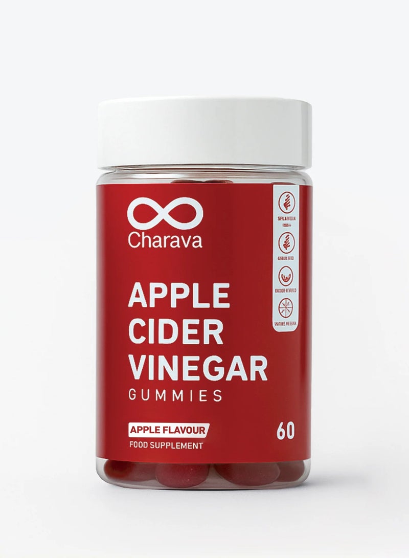 Charava Apple Cider Vinegar Gummies 60S can aid with digestion, immunity, and overall well-being.