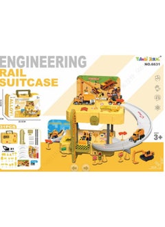 Miniso A parking lot handbag set with a single vehicle for on-the-go play. 