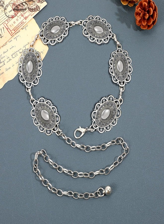 WOWOGO Kids Metal Waist Chain Belt Fashion Cute Western Link Belt Chain for Girls Dress Skirts - Image 3