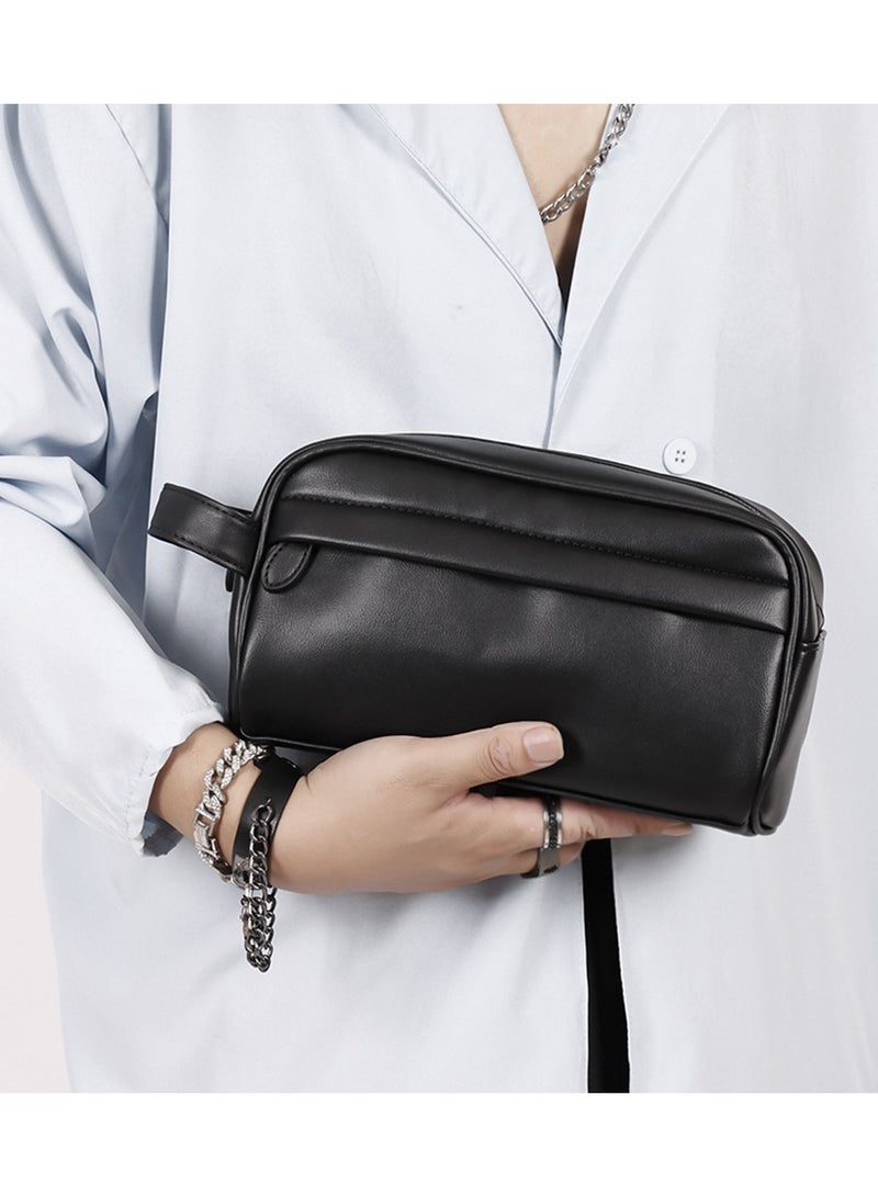 A large-capacity pu material business and casual handbag for men - Image 4