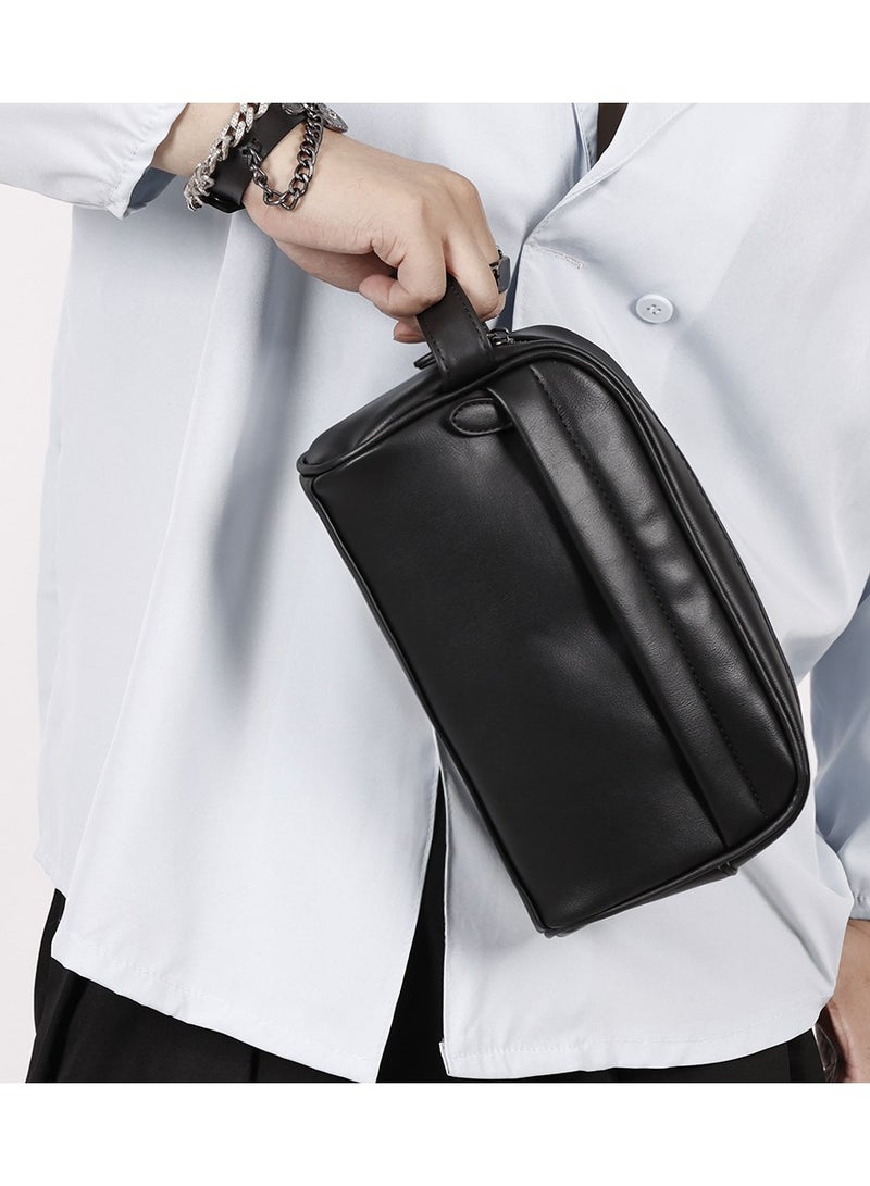 A large-capacity pu material business and casual handbag for men - Image 5