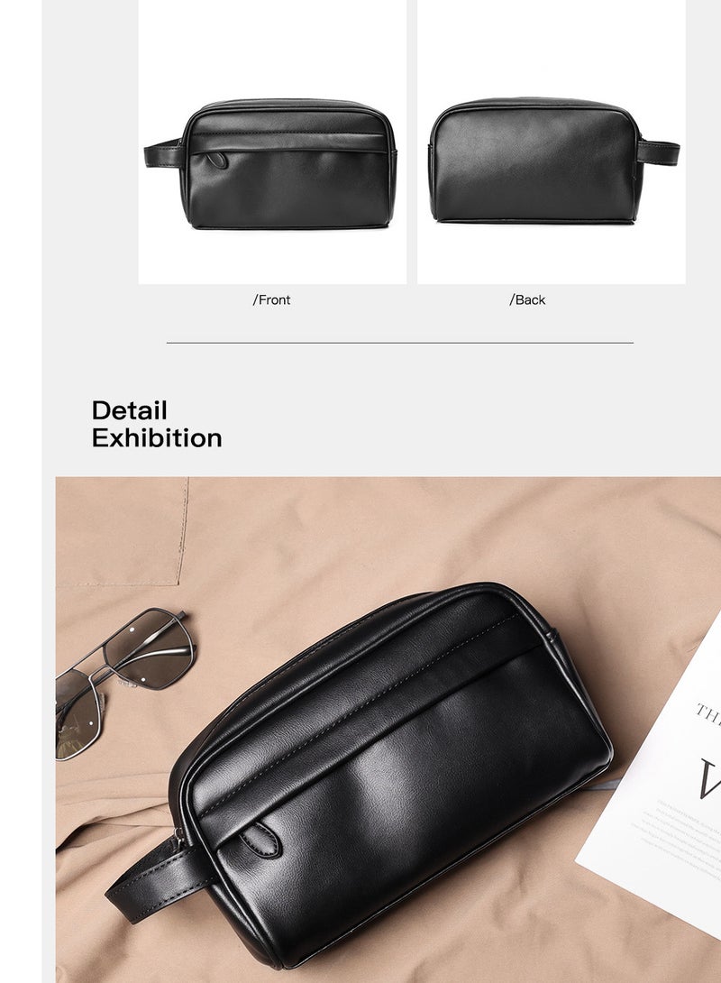 A large-capacity pu material business and casual handbag for men - Image 3