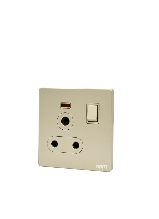 MAAT - 2 Gang 2+3 Pins Universal Switch Socket - Image 1