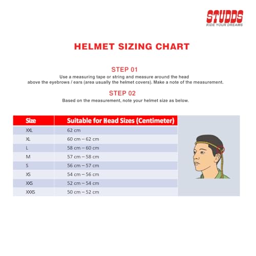 Studds Raider Super ISI Certified Full Face Helmet for Men and Women with Spoiler and Clear Visor (MATT Gun Grey - M) - Image 3