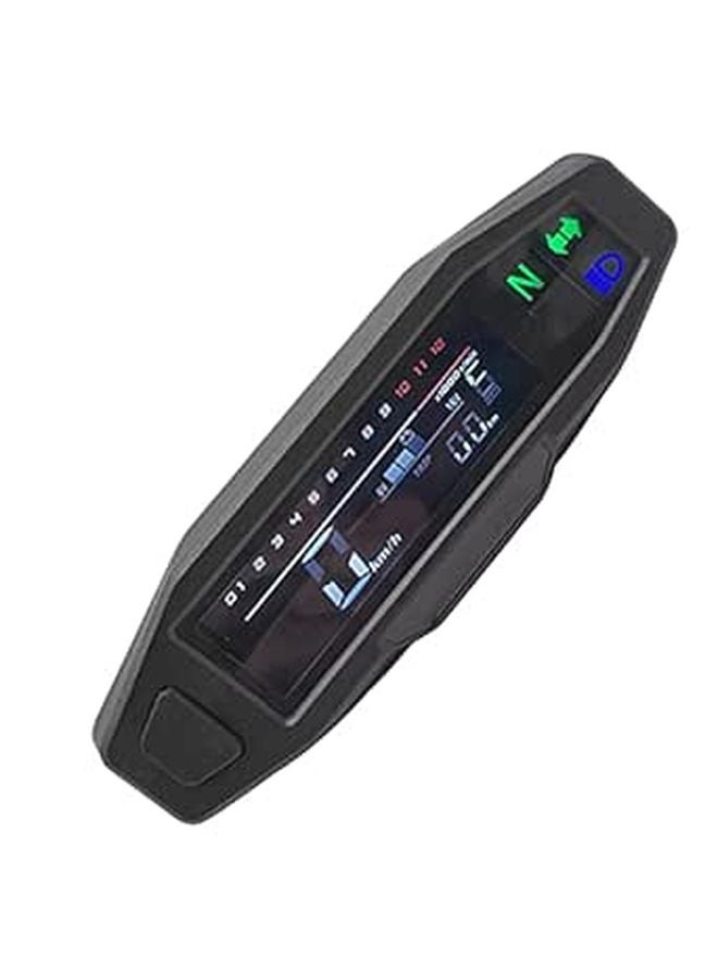 عداد دراجات نارية عالمي رقمي مع شاشة LCD لقياس السرعة وعداد المسافات وعداد الدورات ومستشعر مستوى الوقود - Image 1