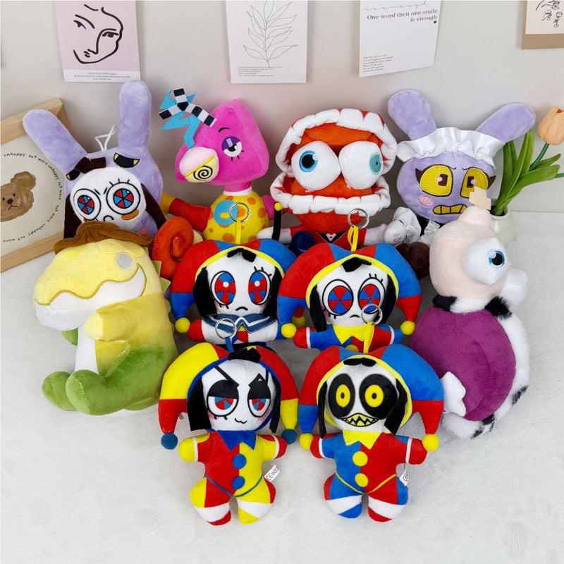 Amazing Digital Circus Plush Dolls - Clown Queen & More - Image 1