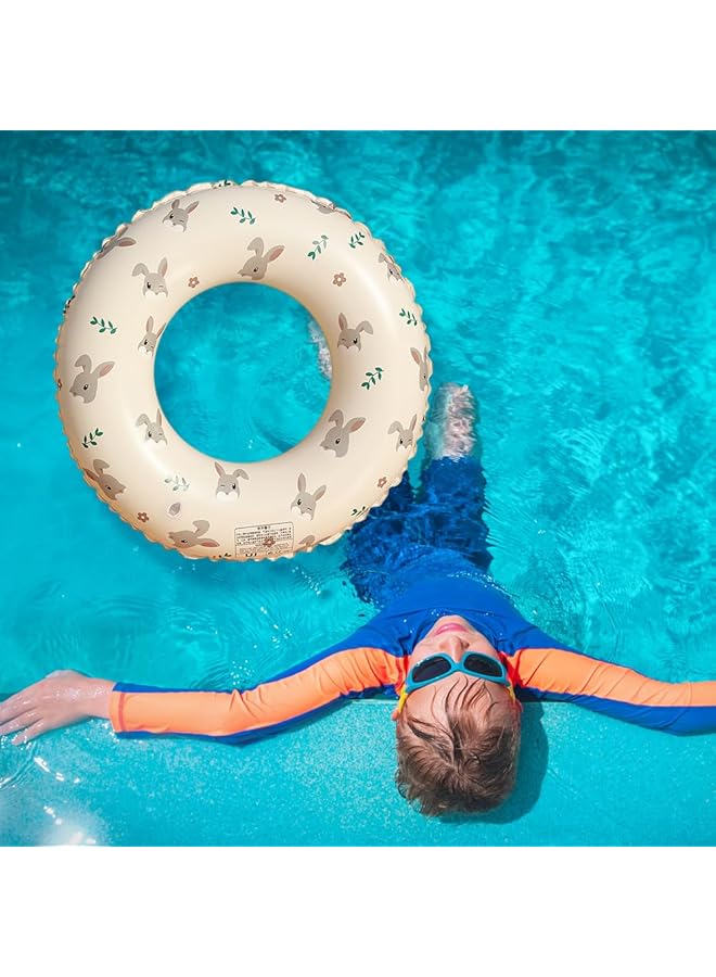 KASTWAVE Swimming Ring Cute Cartoon Rubber Ring For Swimming Inflatable Swim Ring Inflatable Pool Floats Swimming Rings Summer Beach Water Party - Image 4