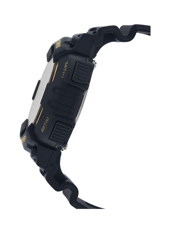 كاسيو ساعة بعقارب/ رقمية مقاومة للماء، طراز AEQ-110BW-9A رجال - Image 3