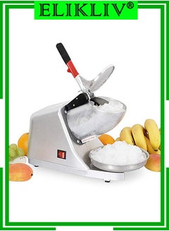 ELIKLIV Electric Ice Shaver Machine Shaved Ice Maker Snow Cone Maker for Home and Commercial Use Party Gathering  - Image 1