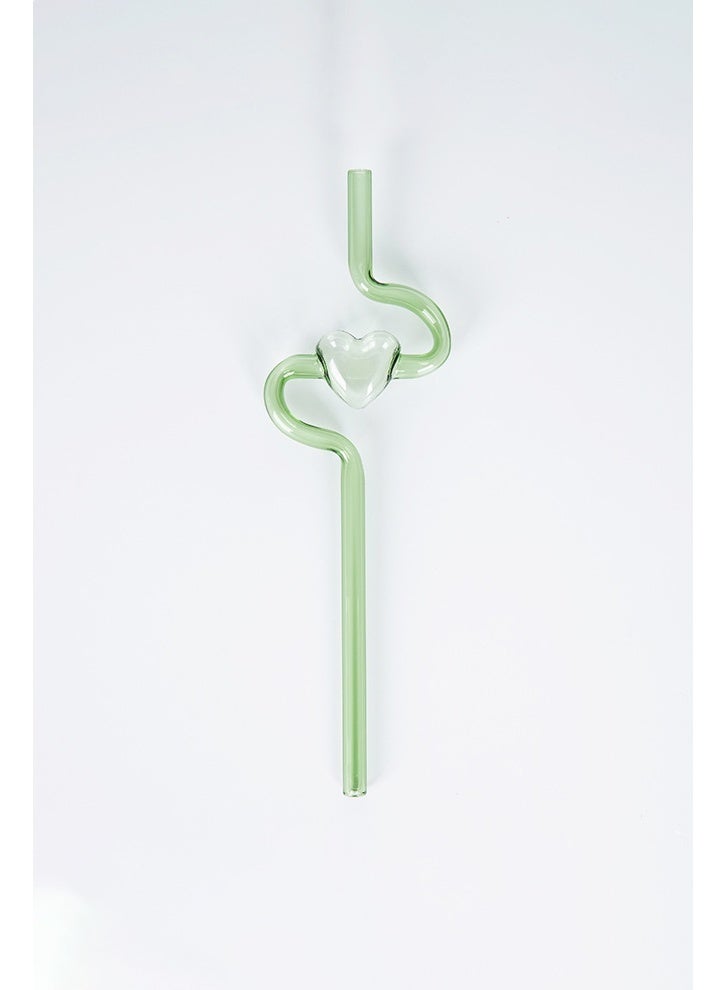 هومستر انحناء شكل زجاج القش مجموعة 2 قطعة ، صحية وصديقة للبيئة ، مناسبة للشرب اليومي ، الخبز المقاوم ، العصير - Image 5