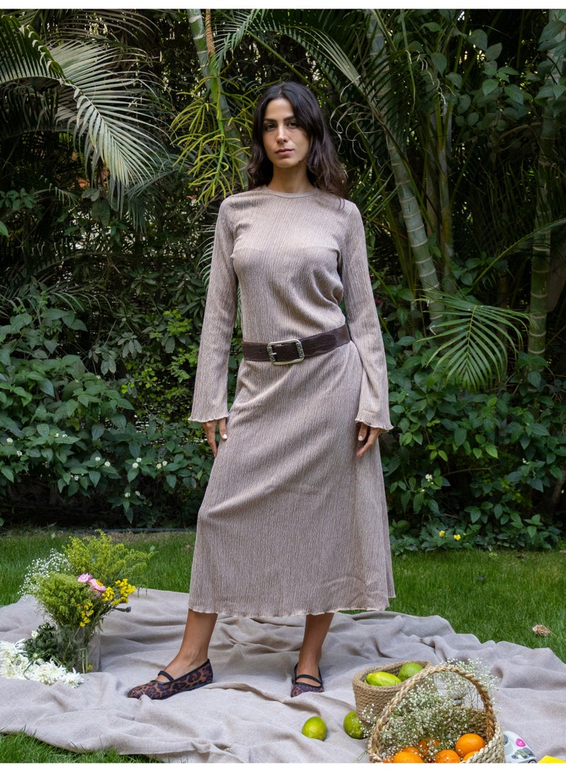 Pavo Loraine Beige dress - Image 1