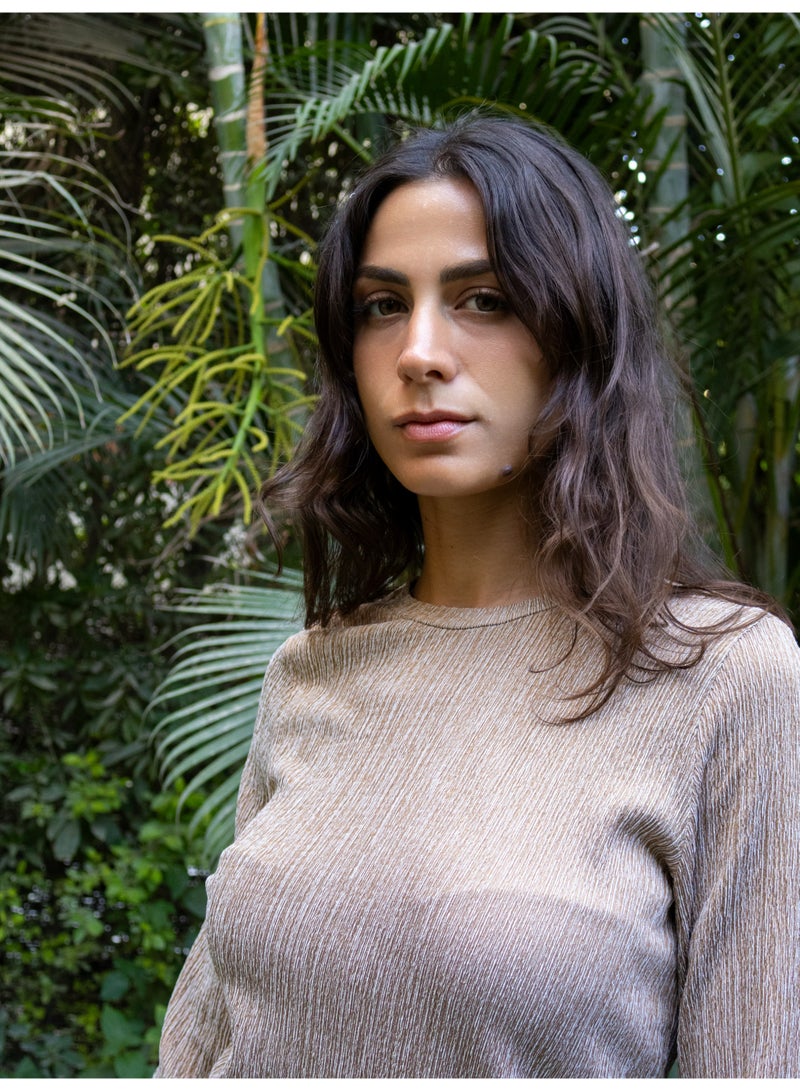 Pavo Loraine Beige dress - Image 2