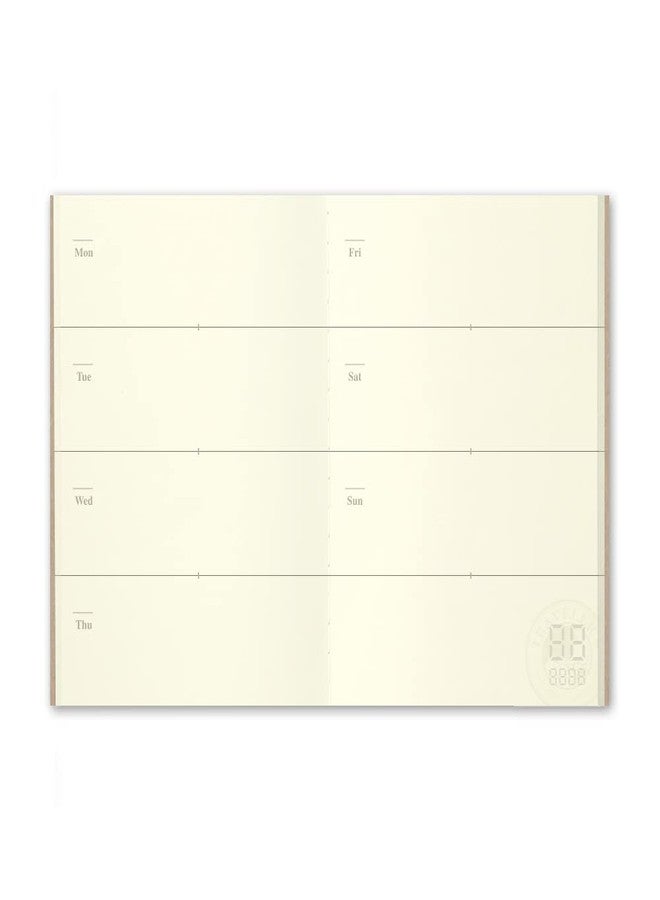 Designphil Travelers Company 14327006 Traveler's Notebook, Refill, Weekly Free, Pack of 2, Passport Size - Image 4