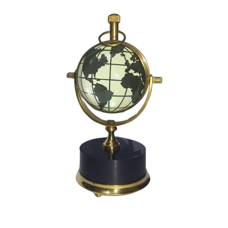 Vinatage Desk Clock Analog Silent Small Antique Table Clock for Home Decor Brass Table Clock Top Decorative Trophy Clock Antique Decorative Office Gift Home Decor Table Clock self Clock  - Image 3