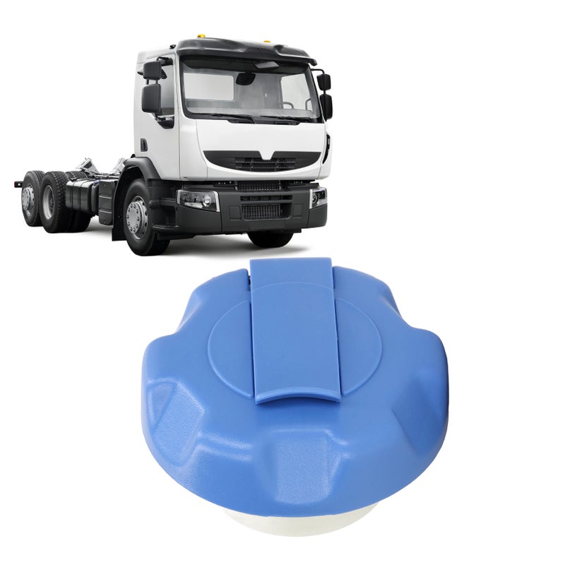 Truck Fuel Tank Cap with Keys 7421075531 Blue Sealing Gas Tank Replacement for Kerax 1997 ‑ 2013 - Image 1