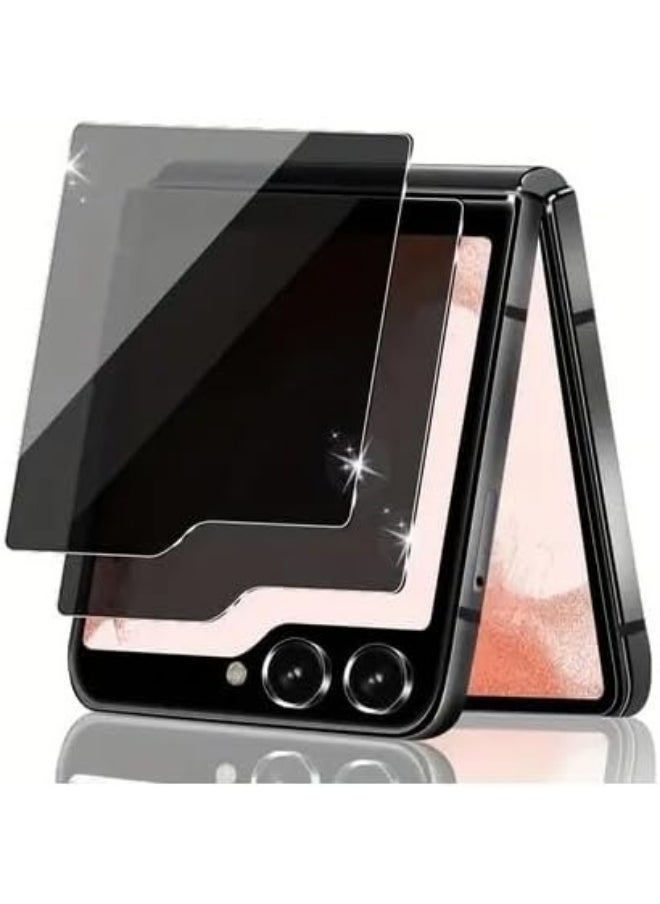Protect PROTECT Privacy Screen Protector for Samsung Z Flip 6 | 9H Matte Tempered Glass, Anti-Scratch, Black  - Image 1