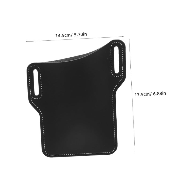 Vintage Phone Waist Pouch Multifunctional Sports Belt Holder Durable Pu Leather Design - Image 3