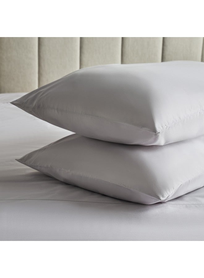 Home Box Purely-Percale 3-Piece 300TC Percale Twin Duvet Quilt Cover Set 150 x 220 cm - Image 5
