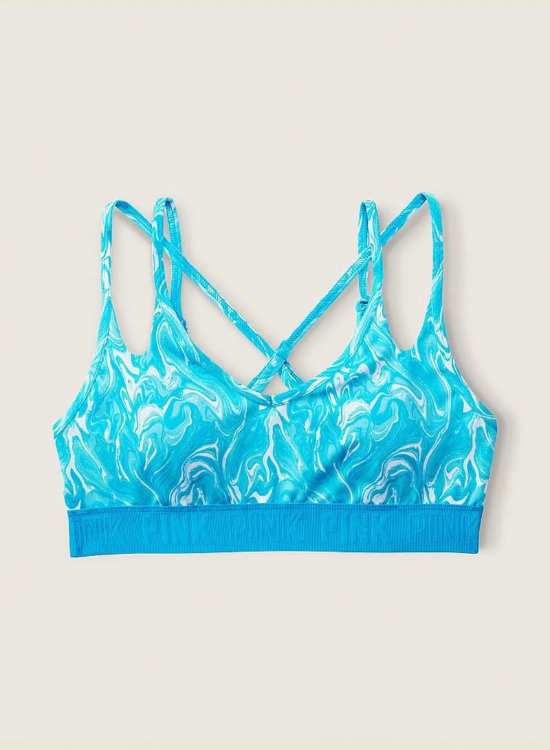 PINK Ultimate Strappy Back Lightly Lined Sports Bra