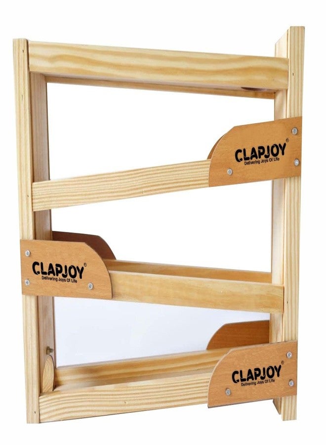 Clapjoy لعبة تتبع الكرات مونتيسوري من كلابجوي مع 3 كرات خشبية، لعبة إسقاط الكرات الخشبية، ألعاب خشبية للأطفال الصغار من عمر سنة إلى ثلاث سنوات. - Image 2