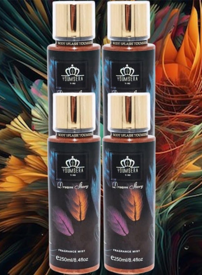 YOUMSERA 4 Pieces Dream Story Body Mist 250ml - Image 1