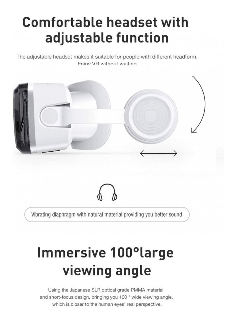 Shinecon Virtual Reality Stereo Headset 3D Glasses With Anti Blue Light  For All Smartphones  - Image 5