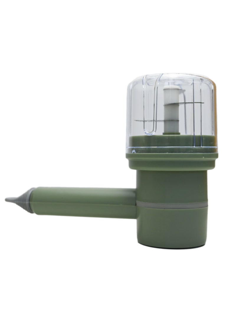 خفاقة كهربائية، خفاقة يدوية لاسلكية مع خفاقين من الفولاذ المقاوم للصدأ ومفرمة طعام، خفاقة يدوية قابلة لإعادة الشحن عبر USB لخبز الكيك والبيض والكريمة، خفاقة يدوية قابلة للتعديل بثلاث سرعات، خفاقة كهربائية محمولة لاسلكية - Image 4